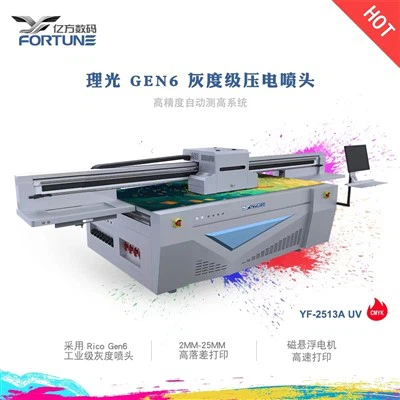 2,5 * 1,2 м УВ Флатбед Принтер Стакло за штампање